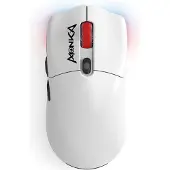 Monka Mouse Wireless mouse, MONKA G995W, white, optical, 26000DPI
