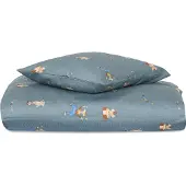 Nuuroo Baby sängkläder 70x100 cm - 100% ekologisk bomullssatin - Cirkusmotiv