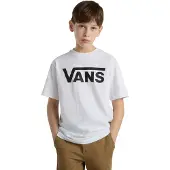 Vans T-shirt - Vit m. Logo - - 8-10 år (128-140) - T-shirt