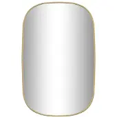 vidaXL Väggspegel guld 70x45 cm