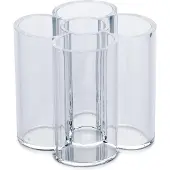MAUL Pennställ transparent akryl fem fack |