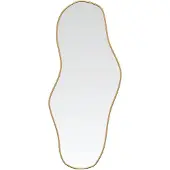 vidaXL Väggspegel guld 60x25 cm