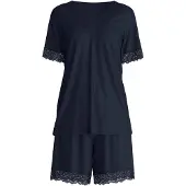 Calida Kort pyjamas mörkblå