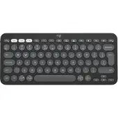 Logitech Pebble Keys 2 K380s - Tangentbord - trådlös - Bluetooth LE - QWERTY - USA, internationellt - tonal graphite