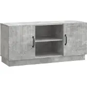 vidaXL TV-skåp Betonggrå 102 x 34,5 x 47 cm Konstruerat trä