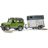 BRUDER Land Rover Defender Sw Hästtransport