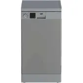 Beko DVS05024S - Diskmaskin - bredd: 44.8 cm - djup: 60 cm - höjd: 85 cm - silver