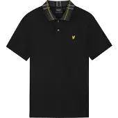 Lyle & Scott T-shirt 'Tartan' gul / grå / svart