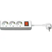 Goobay -uttag med 3 eluttag - 3 m