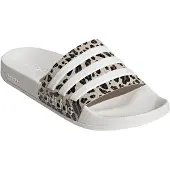 Adidas Pantolette 'Adilette Shower' beige / svart / vit