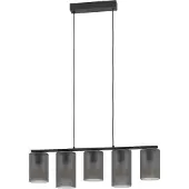 Eglo COLOMERA LÅNGBORD 5XE27 SVART/GRÅ