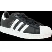 Adidas Originals Låg sneaker 'SUPERSTAR II' svart / vit