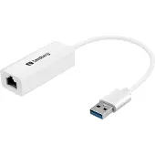 Sandberg Adapter USB-A till RJ45 | | vit