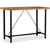 vidaXL Barbord massiv akacia 150x70x107 cm