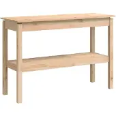 vidaXL Konsolbord 110x40x75 cm massiv furu