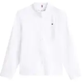 Tommy Hilfiger Essential Relaxed Fit Ruffle Poplin Blouse