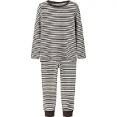 Name It Mini Pyjamas oliv / vit