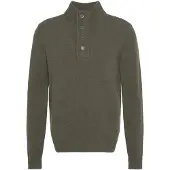 Barbour Tröja i Ull Patch Grön Storlek