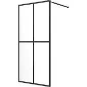 vidaXL Duschvägg till duschkabin härdat klart glas 90x195 cm