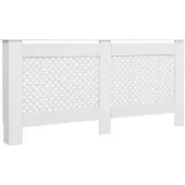 vidaXL Elementskydd vit 172x19x81,5 cm MDF