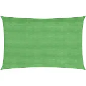 vidaXL Solsegel 160 g/m² ljusgrön 4x7 m HDPE