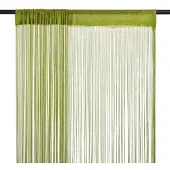 vidaXL Trådgardiner 2 st 140x250 cm grön