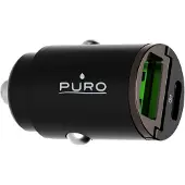 Puro Mini billaddare Bullet USB-C och USB-A snabbladdning & strömförsörjning 30W