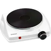 Sencor SCP 1503WH, Vit, Bänkdiskmaskin, 24 cm, Gjutjärnsplatta, Gjutjärn, 1 zone(s)
