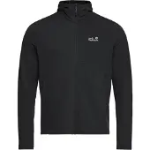 Jack Wolfskin Men's Litestride Hooded Full Zip Black