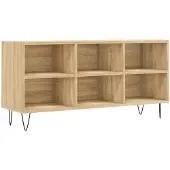 vidaXL Tv-bänk sonoma ek 103,5x30x50 cm konstruerat trä