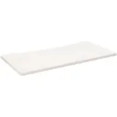 vidaXL Skrivbordsskiva vit 110x60x2,5 cm massiv furu