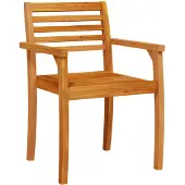 vidaXL Trädgårdsstolar 2 st 59x55x85 cm massivt akaciaträ