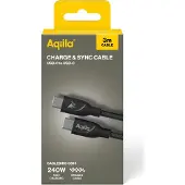 Aqiila Cablebird CB13 USB-C Kabel USB 2.0 USB-C-kontakt 3.00 m Svart AQCBPBICB4BD881