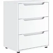vidaXL Skänk VISNES vit 60x40x73 cm konstruerat trä