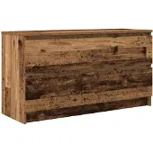 vidaXL TV-bänk gammalt trä 100x35x54 cm konstruerat trä