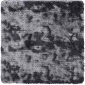 vidaXL Ryamatta med lång lugg NAVARRA mörkgrå 120x120 cm polyester