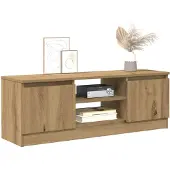 vidaXL Tv-bänk artisan ek 102x30x36 cm konstruerat trä