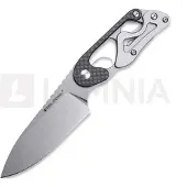 RealSteel Cormorant Apex kniv, Carbon Fiber, Stonewash