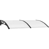 vidaXL Entrétak svart 200x100 cm PC