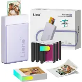 Lirene Liene Pearl N200 Pro 2x3 bärbar fotoskrivare (lila)
