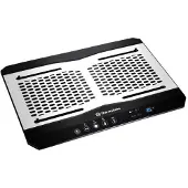 Thermaltake Massive TM - Fläkt till bärbar dator/notebook - med 2-ports USB-hubb - 120 mm - svart