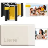 Lirene Liene Pearl N200 Pro 2x3 bärbar fotoskrivare (guld)