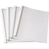 GBC Liminbindningsomslag Optimal 1.5 mm Vit, A4, Transparent, Vit, 100 ark, 210 mm, 297 mm, 100 styck
