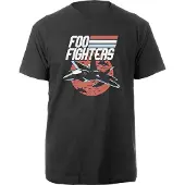 Ginza.se Foo Fighters: Unisex T-Shirt/Jets (Black) (Medium)