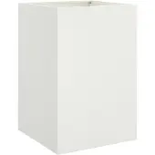 vidaXL Odlingslåda vit 52x48x75 cm stål
