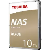Toshiba N300 NAS - Hårddisk - 10 TB - inbyggd - 3.5" - SATA 6Gb/s - 7200 rpm - buffert: 256 MB