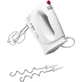 Bosch MFQ3030, Handmixer, Vit, Vispning, Knådning, Mixning, Knappar, 350 W, AC