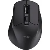 Trust Niven WiFi mus Bluetooth, Sladdlös Optisk Svart 7 Knappar 3200 dpi Tysta knappar