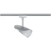 Paulmann URail-skenespot Alejandro krom 4.000K dimbar URail Alejandro,, Aluminium / grå / zink, Vardagsrum / matsal, Syntetmaterial, Modern