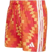 Adidas Boardshorts 'FB AOP' ljusorange / mörkorange / orangeröd / vit
